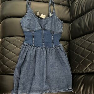 Fashion Nova Denim Mini Dress